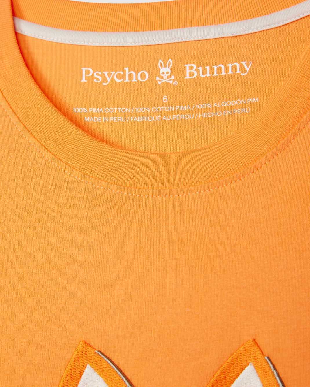 T Shirt Graphique Psycho Bunny Kayden Graphic Tee Rose Homme | EOK-34082175